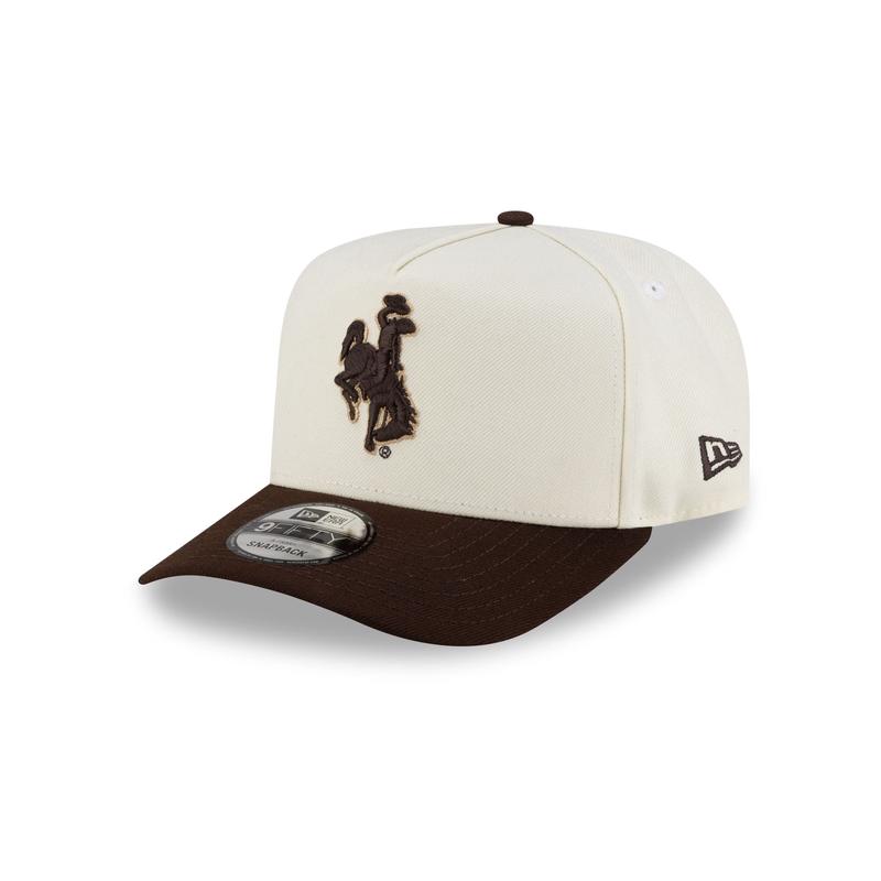 Wyoming Cowboys Chrome 9FIFTY A-Frame Snapback Hat