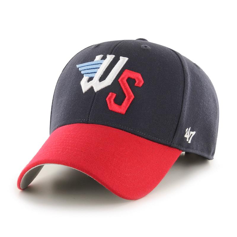 Wichita Wind Surge '47 Road 2-Tone Wool Replica MVP Cap