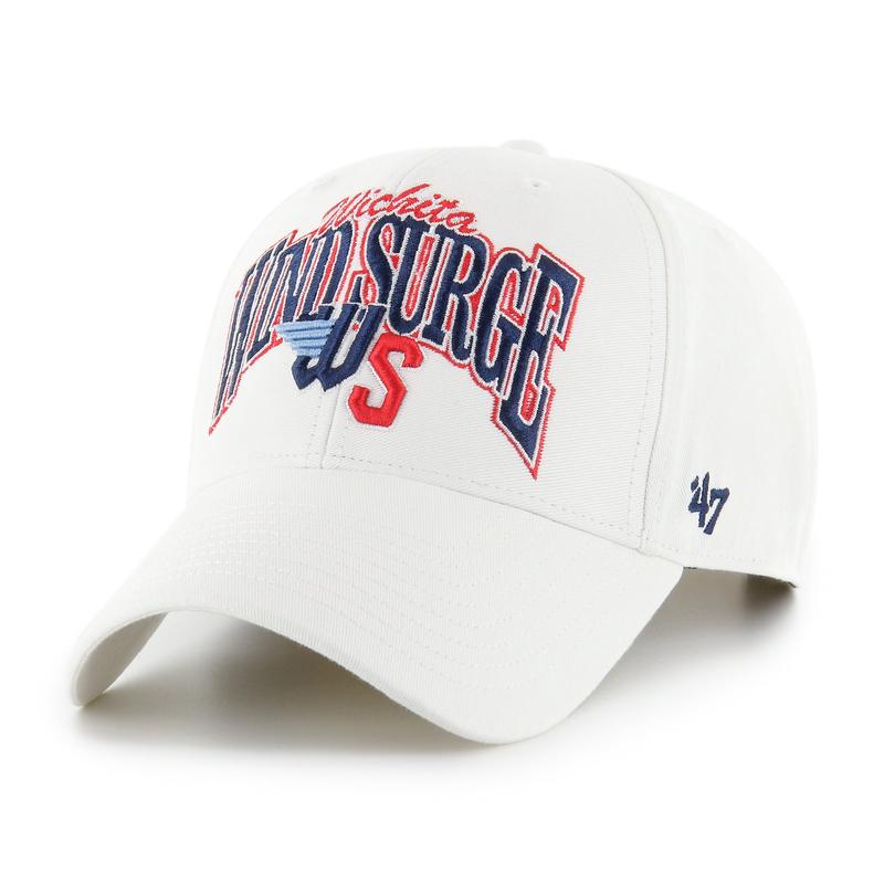 Wichita Wind Surge '47 White Keystone MVP Cap