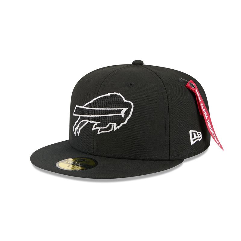 Alpha Industries x Buffalo Bills Black 59FIFTY Fitted Hat