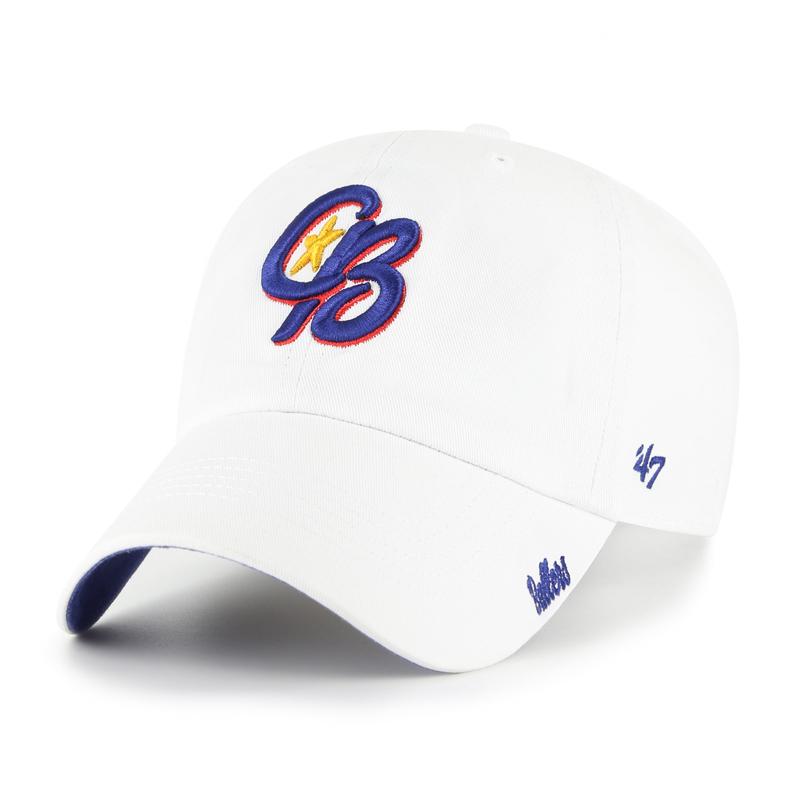 '47 Brand Ladies White Ballpark Cheer Clean Up Cap