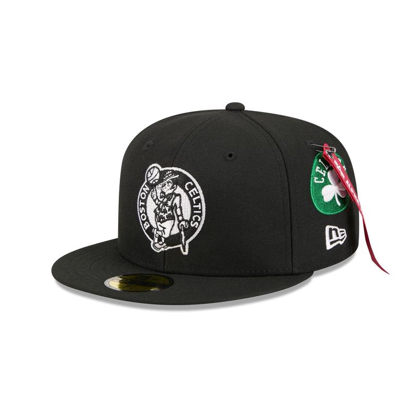 Alpha Industries x Boston Celtics Black 59FIFTY Fitted Hat