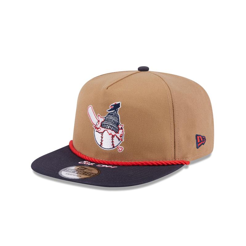 Washington Senators Khaki Rope Golfer Hat