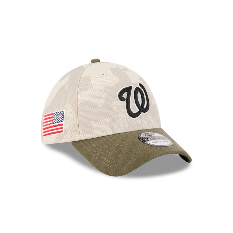 Washington Nationals Armed Forces Day 2025 39THIRTY Stretch Fit Hat