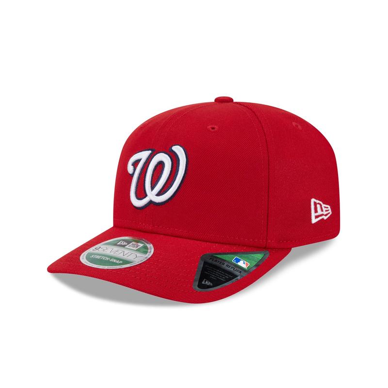 Washington Nationals Game Authentic Collection 9SEVENTY Stretch-Snap Hat