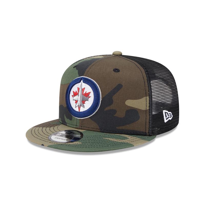 Winnipeg Jets Camo 9FIFTY Trucker Hat